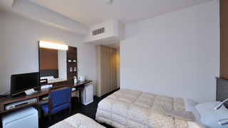 ツインルームシングルサイズベッド 2 台禁煙