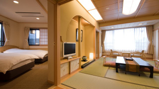 4F露天風呂付和洋室【デラックス】 [和洋室] [禁煙] [富士山が見える]