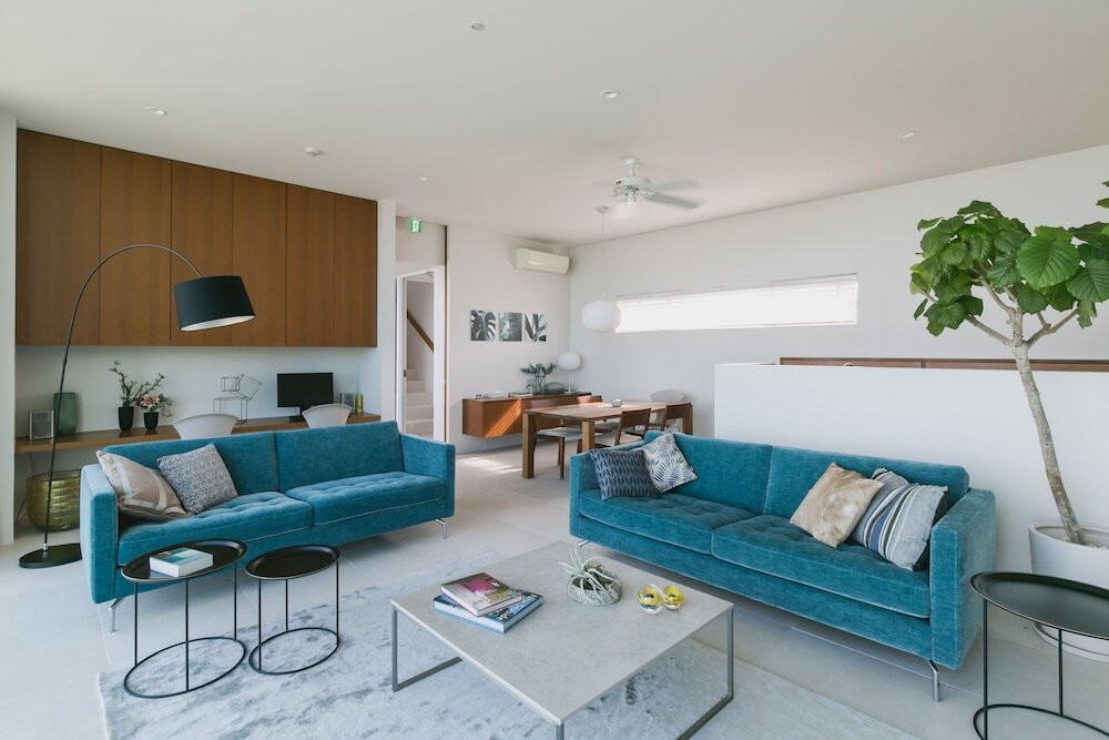 恩納村のデザイナーズハウスを一棟貸切!きれいな海を二人占め♡4235064