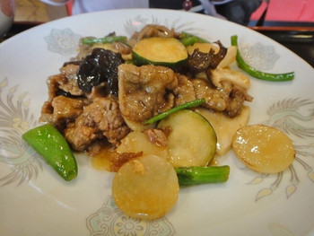 「中国料理 天府」料理 723023 週替わり昼定食(B：牛肉のカキ油炒め)