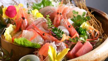 丹後の魚がたっぷりのお造り / 1