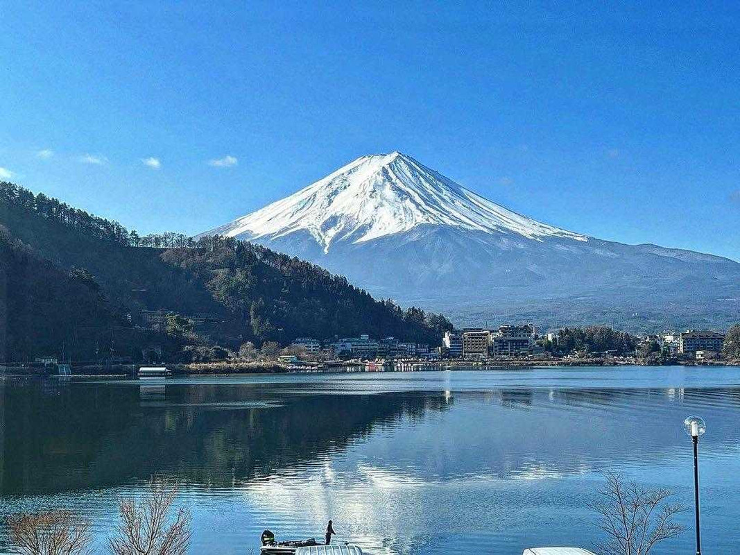 お部屋からの眺め。「写真のまま、はっきりこの形で見えて、感動でした」とのこと / 1
