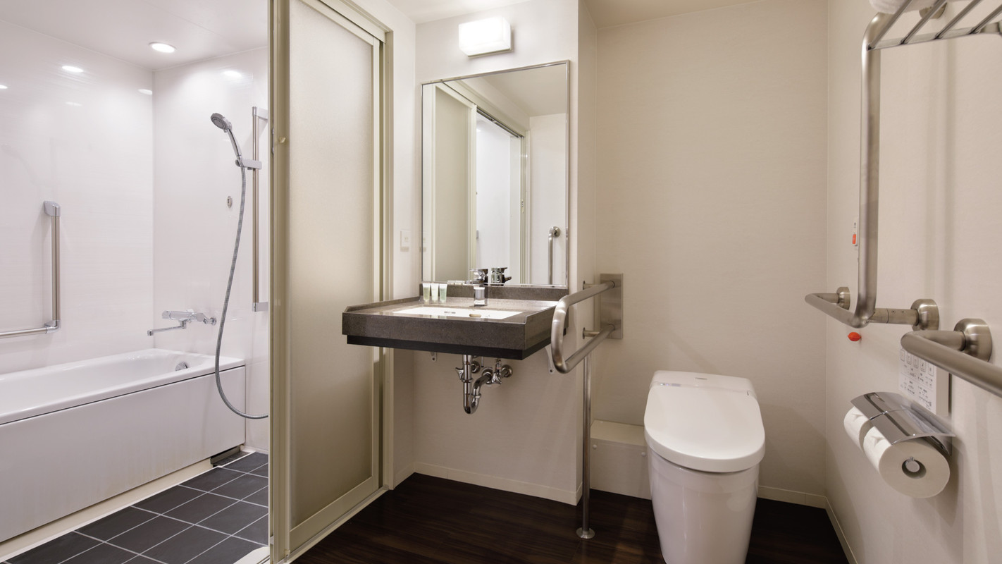 ユニバーサルデザインルームバスルーム