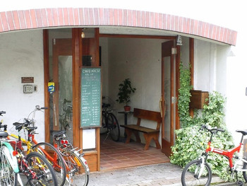 「カフェ コチ」 外観 14190400 姉小路と富小路の南東角