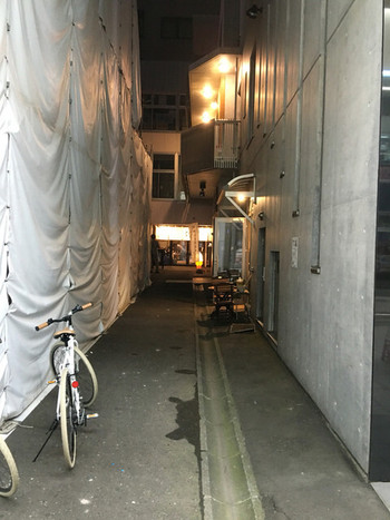 「パフェ、珈琲、酒 『佐藤』」 外観 52855065 狸１丁目から路地入り正面