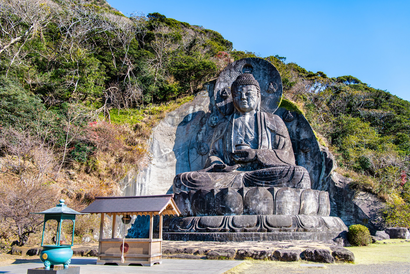 千葉県鋸南町 日本寺の大仏