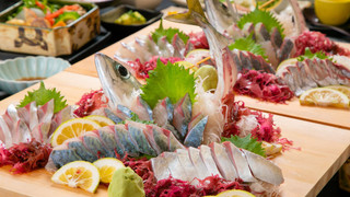 スタンダード和室8畳 高級魚づくし関アジ・関サバ姿造り×A5豊後牛ステーキ×温泉地獄蒸し