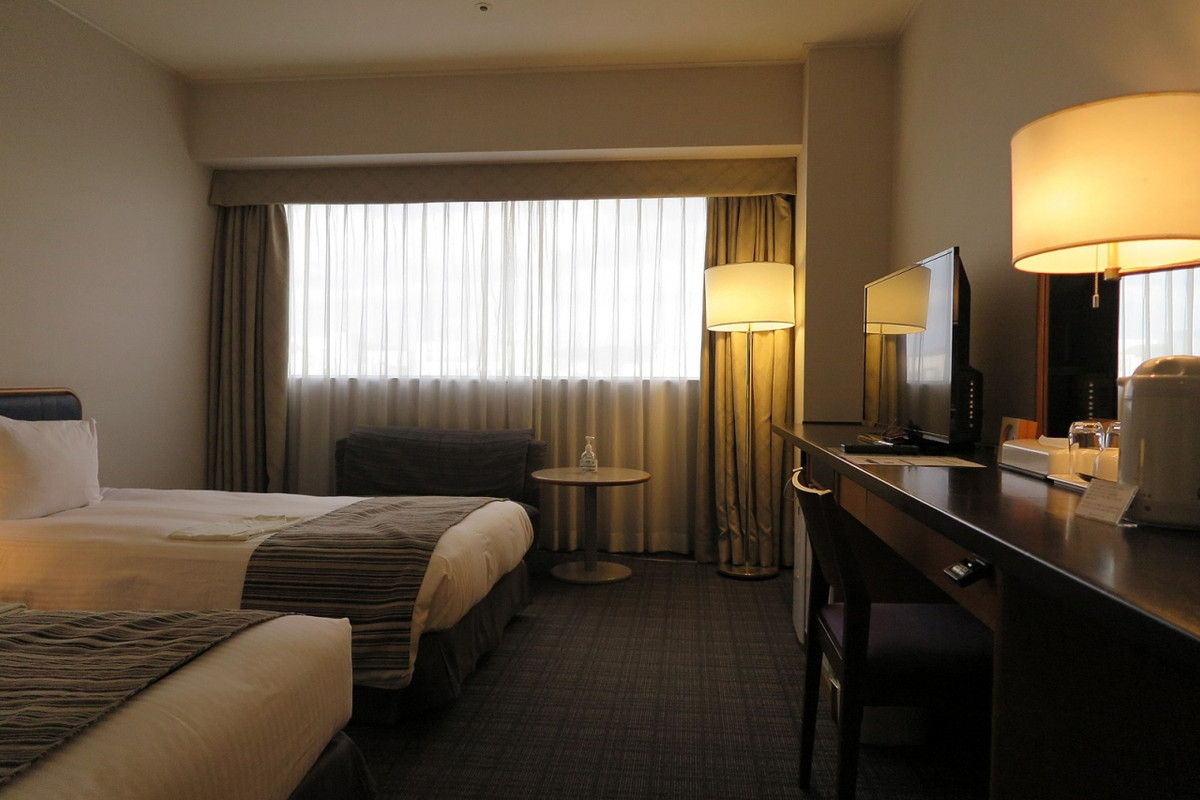 スタンダードフロアのツインルームです