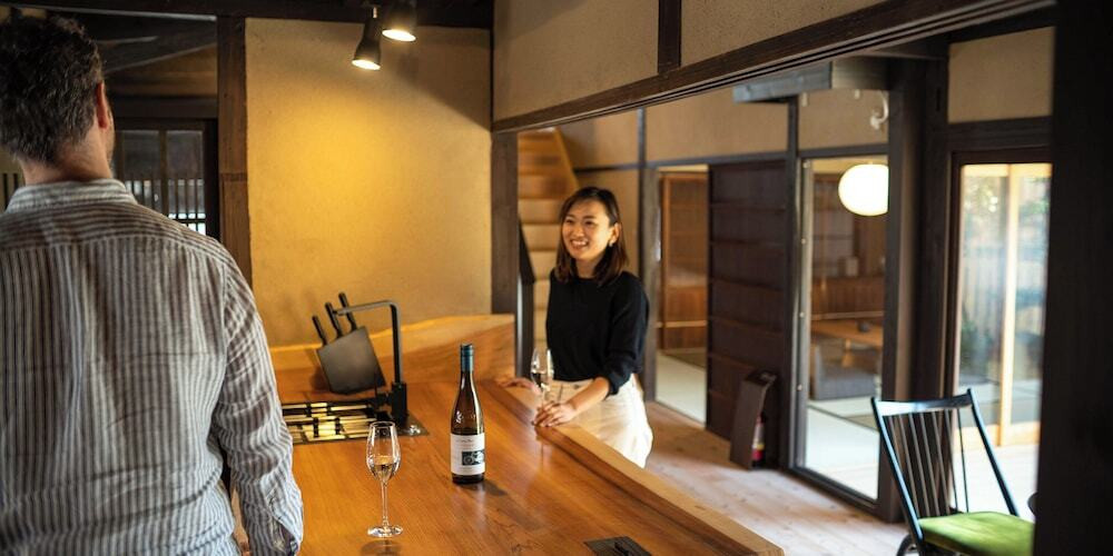 客室内のダイニングエリア