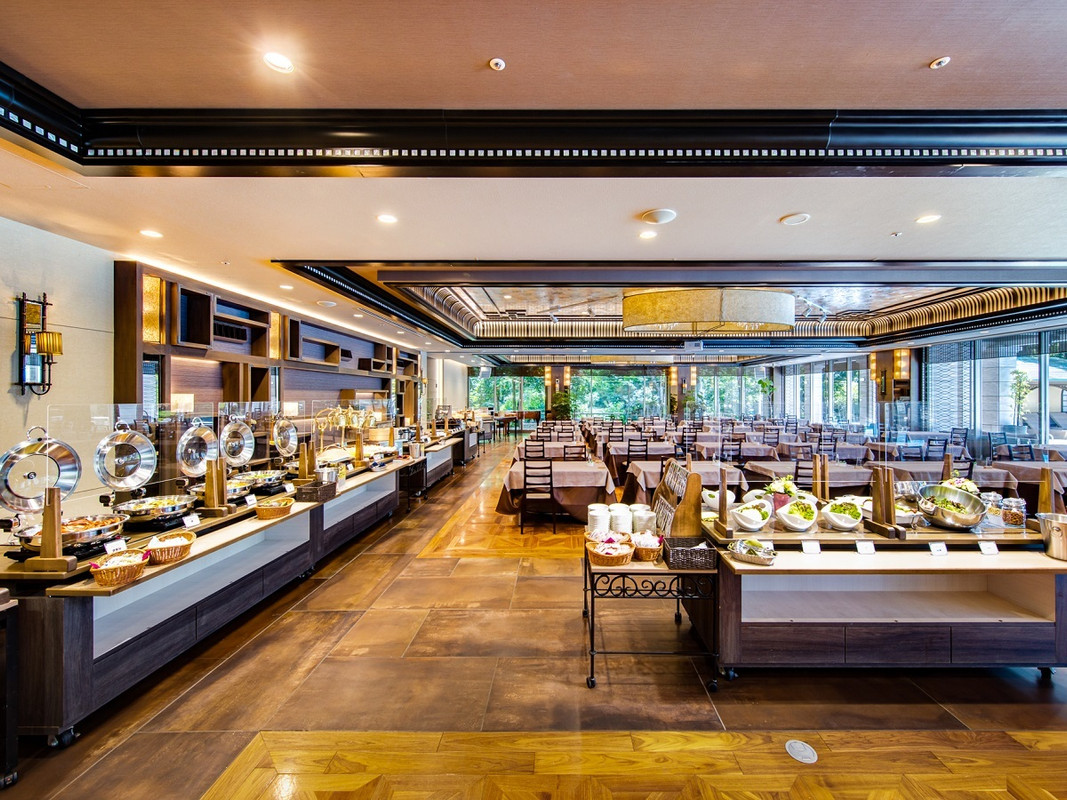 朝食バイキング会場