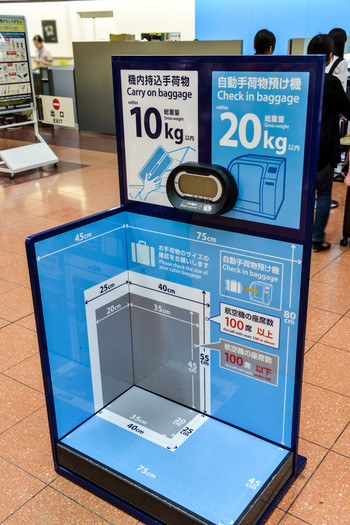 機内持ち込み手荷物ゲージ