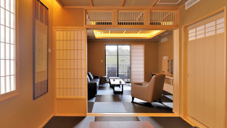 【露天風呂＋内風呂】"四季彩"スイートルーム「薄」