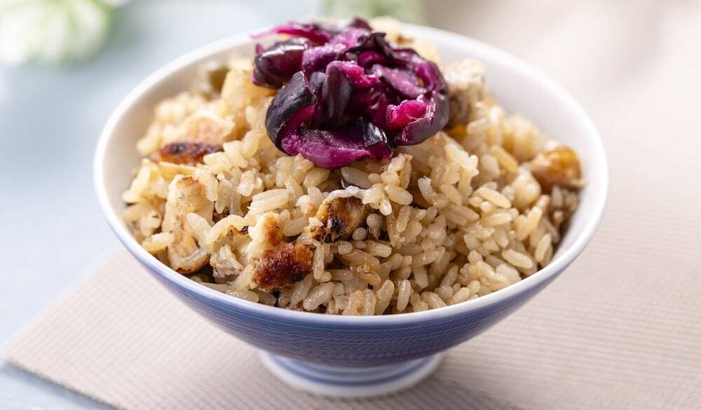 朝食_鰻とあさりの炊き込みご飯 / 3