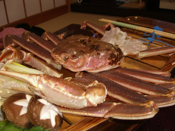 「小さなお宿　芹」 料理 3661818 タグ付きの朝どれカニ