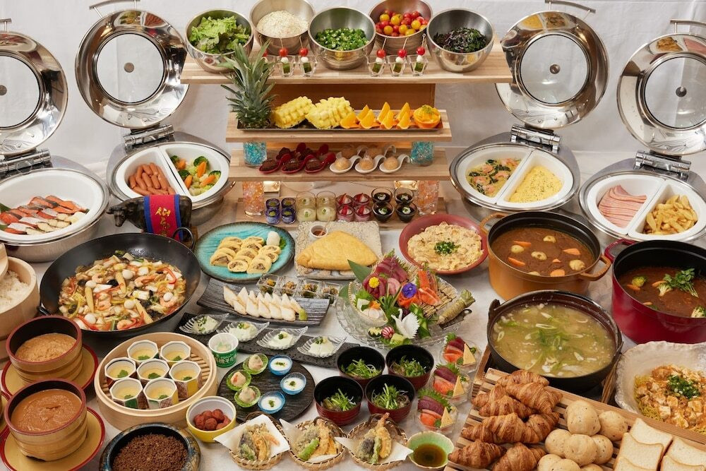 朝食ビュッフェ