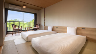 和室10畳ローベッド2台 禁煙