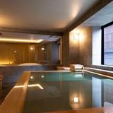 温泉＆寝湯付客室「連珠」風呂① / 5