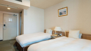 ツインルーム 禁煙 (バルコニーでのみ喫煙可)