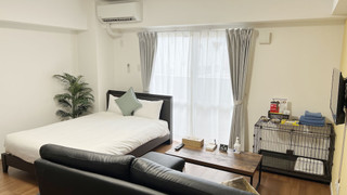 コンドミニアム ダブルベッド2台 (ペット2匹同宿可) 禁煙