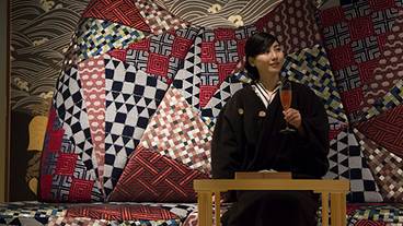 ラウンジ／着物デザインのソファ / 5