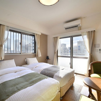 キッチン&洗濯機付で長期滞在も安心3434036