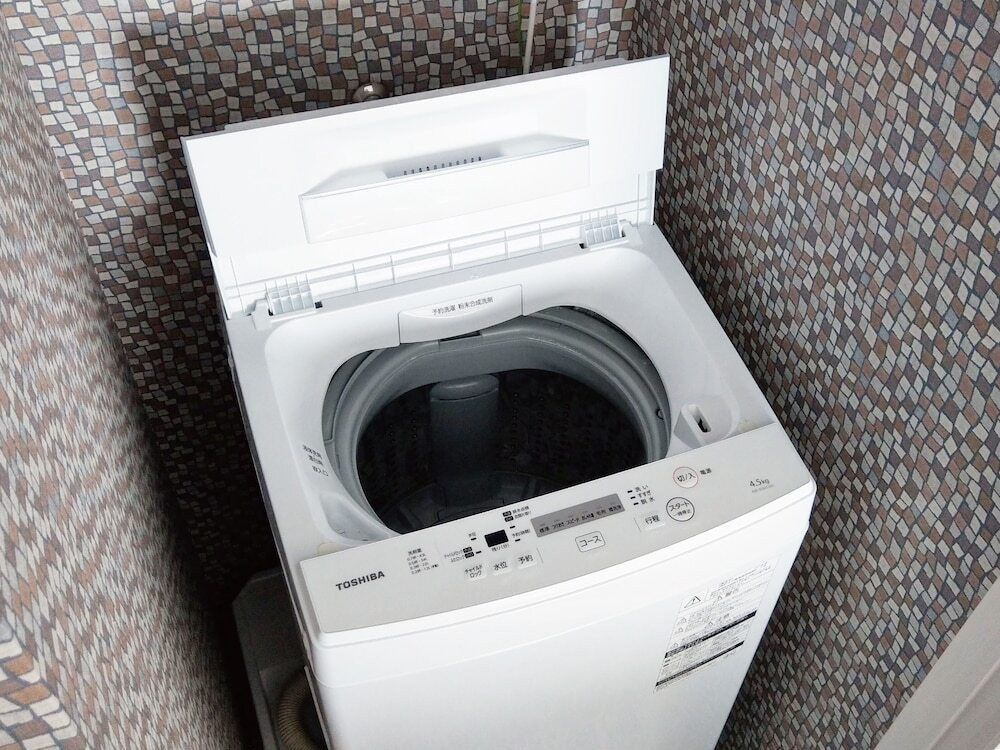 ファミリークイーンルームの洗濯機