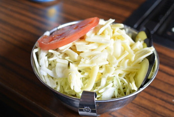 「月島もんじゃ 屋形船」料理 1131551 なすチーズもんじゃ