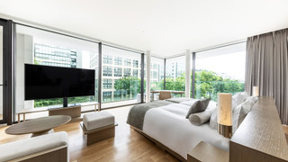 コーナーバルコニーツインルーム 禁煙 (ラウンジアクセス付)