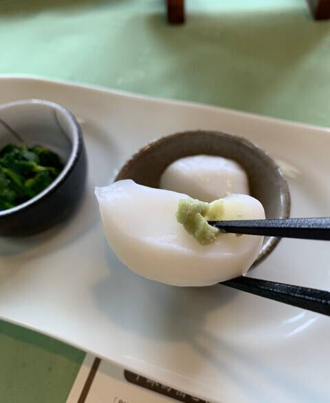 朝食一例 湯葉こんにゃく / 4