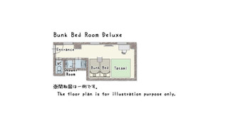 バンクベッドルーム デラックス