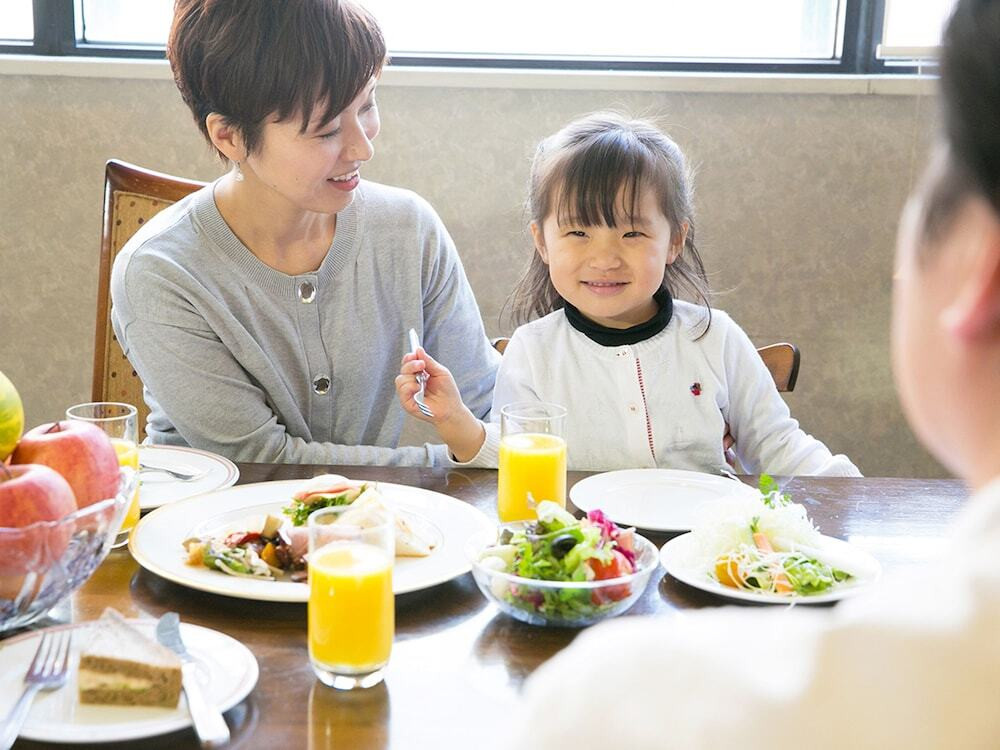 朝食スペース