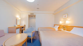 ラージツイン 禁煙 シングルベッド2台+エキストラベッド1台