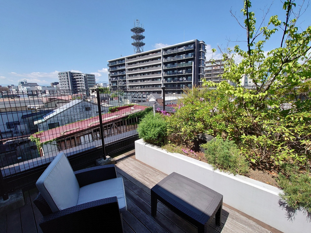 コンフォートツインルームには、優雅に過ごせるテラスも。