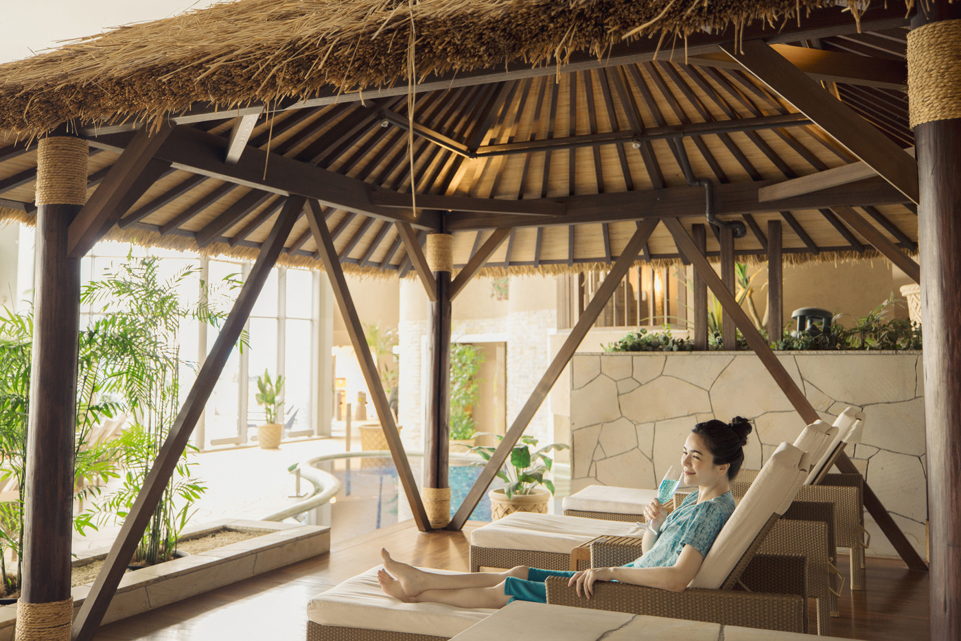 【海外旅】心身デトックス。岩盤浴もできる南国リゾート空間 4575157