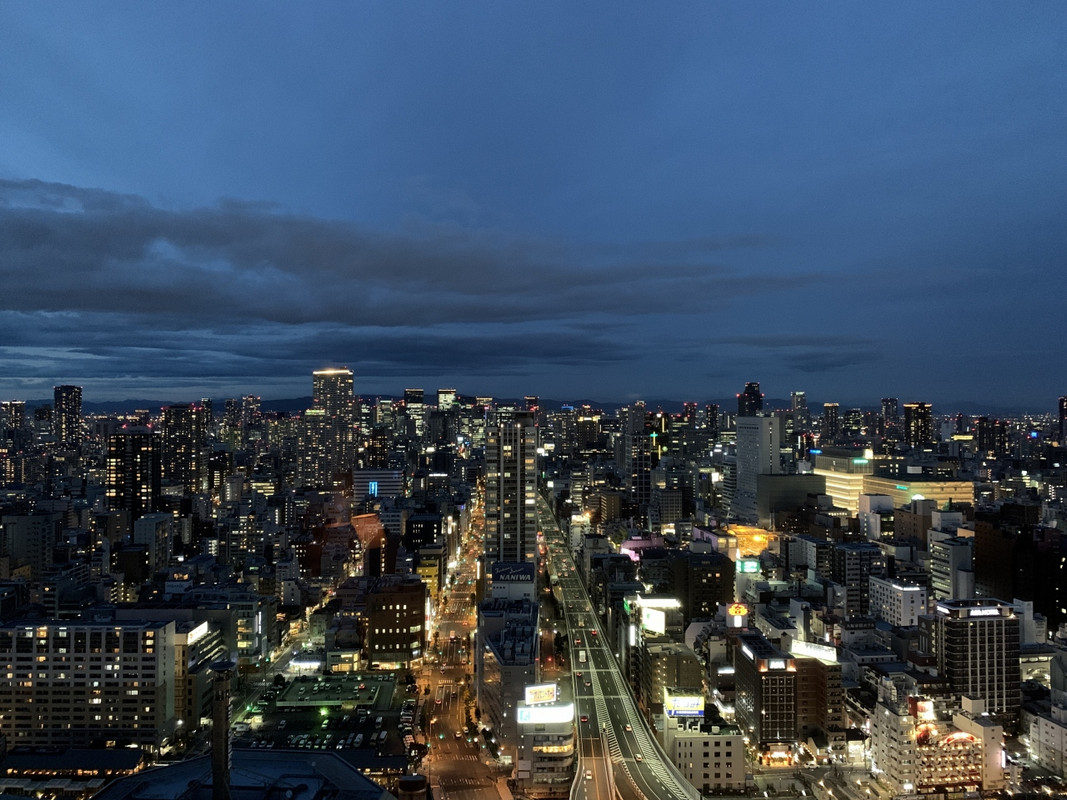 北向きの夜景です。