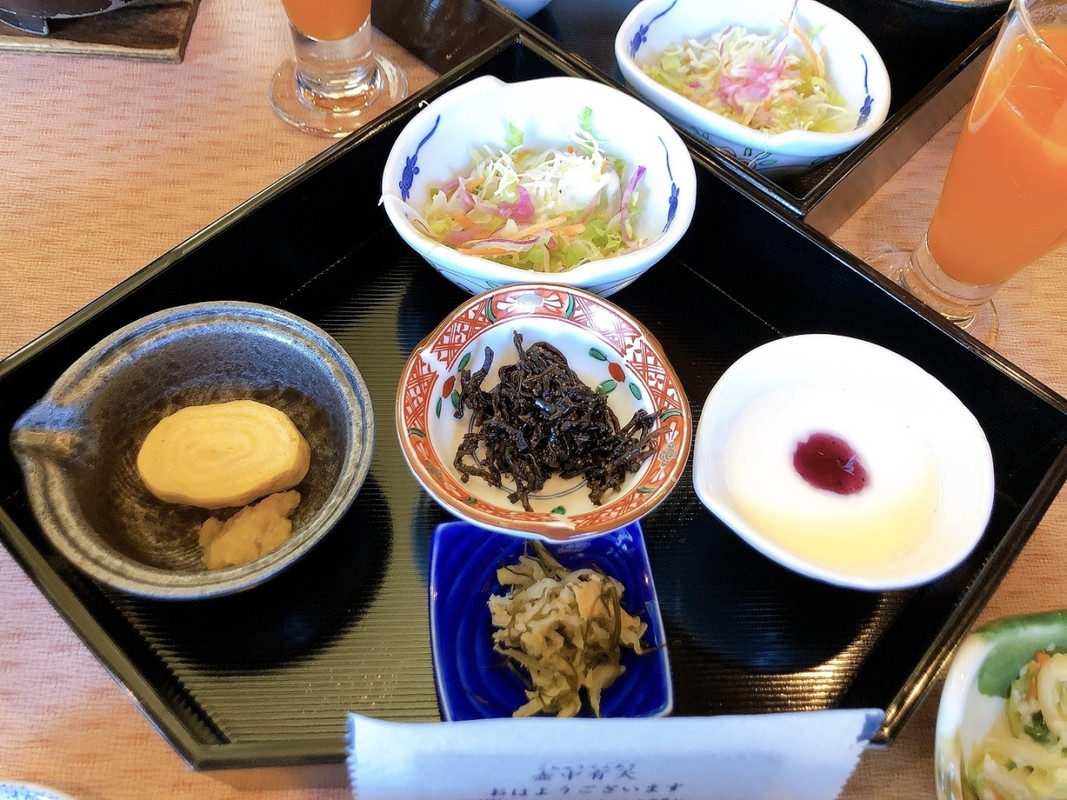 朝食は量もちょうど良くとっても美味しかったです。