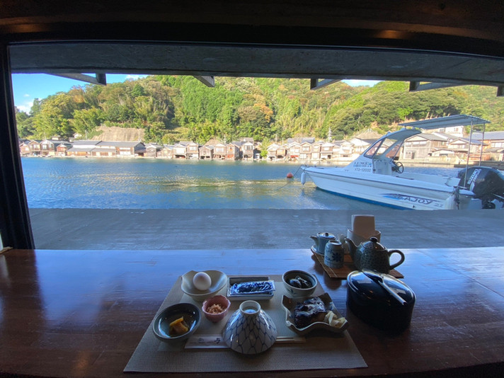 「与謝荘」 料理 160961158 これぞ舟屋という景色が目の前に広がります