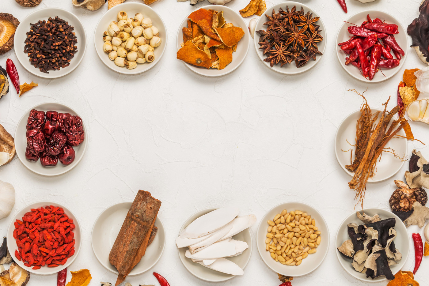 薬膳 漢方 健康食 Chinese medicine with medicinal herbs