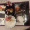 朝食ブッフェの一例です。正月料理が用意されていました。