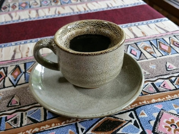 「昭和の茶処 葦笛洞」ドリンク 886408 葦笛洞ブレンド(500円）です。
