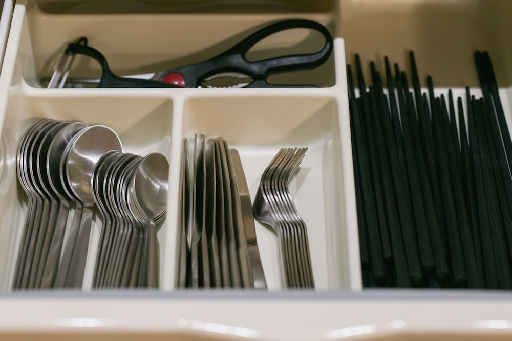 客室内のダイニングエリア