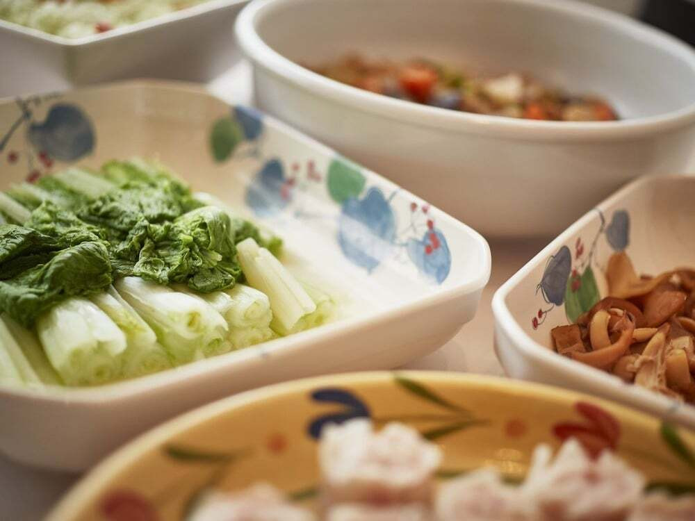 朝食ビュッフェ