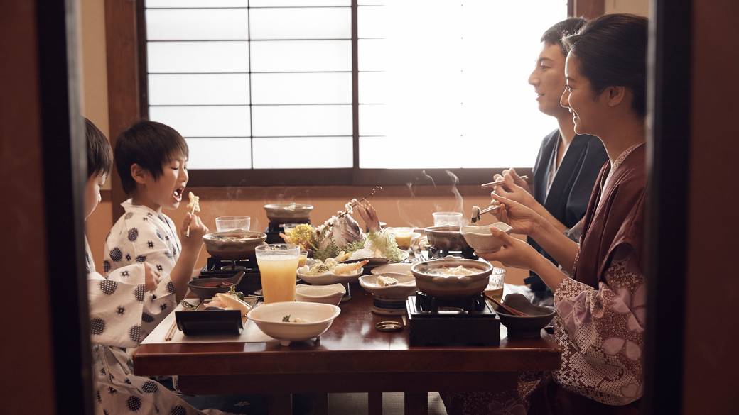 山の幸がたっぷり
群馬の朝ごはん / 1