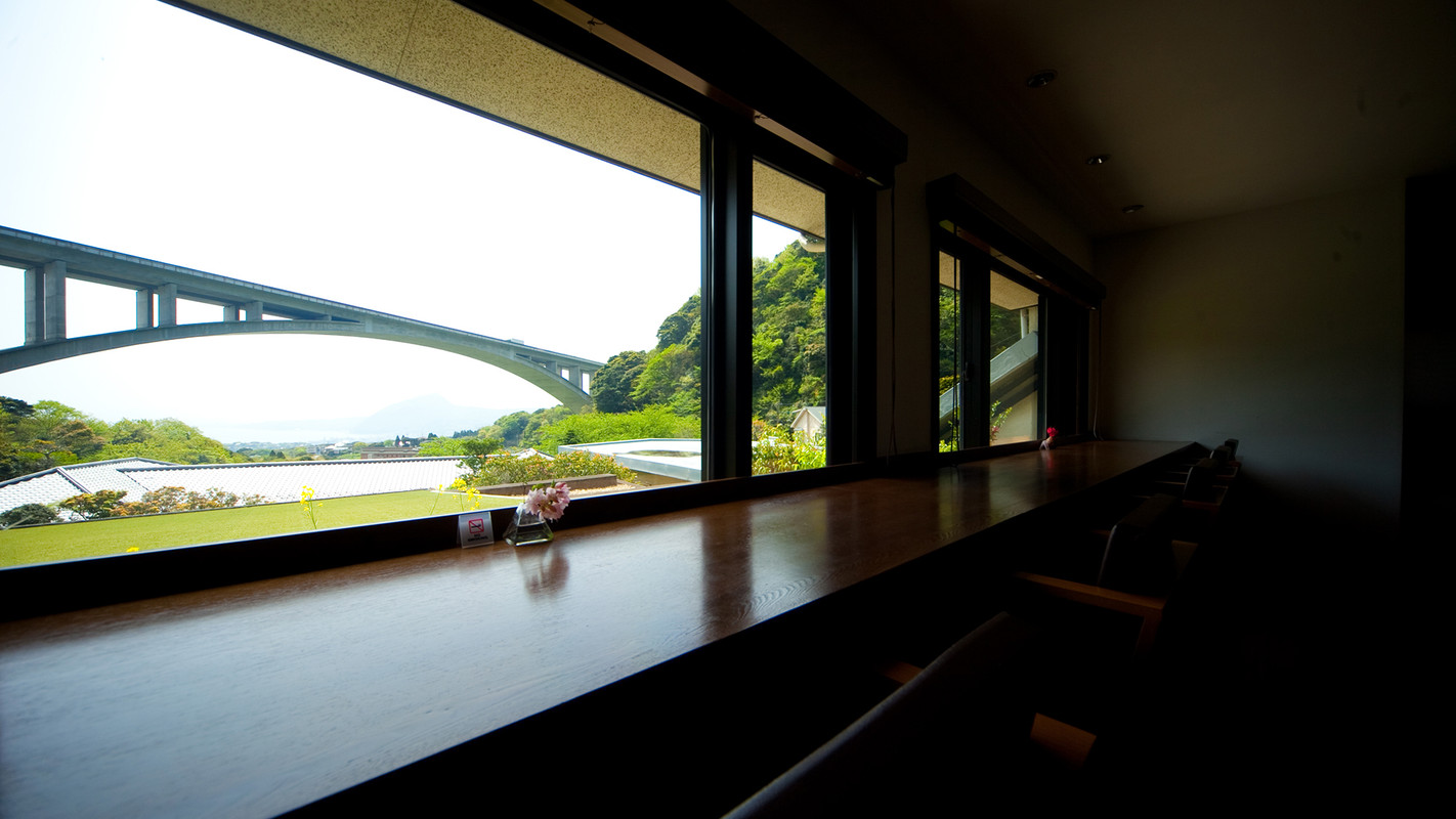 食事処からの眺め