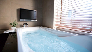 プレミアムツイン 禁煙 ジェットバス, 120cmベッド2台 (High Floor)