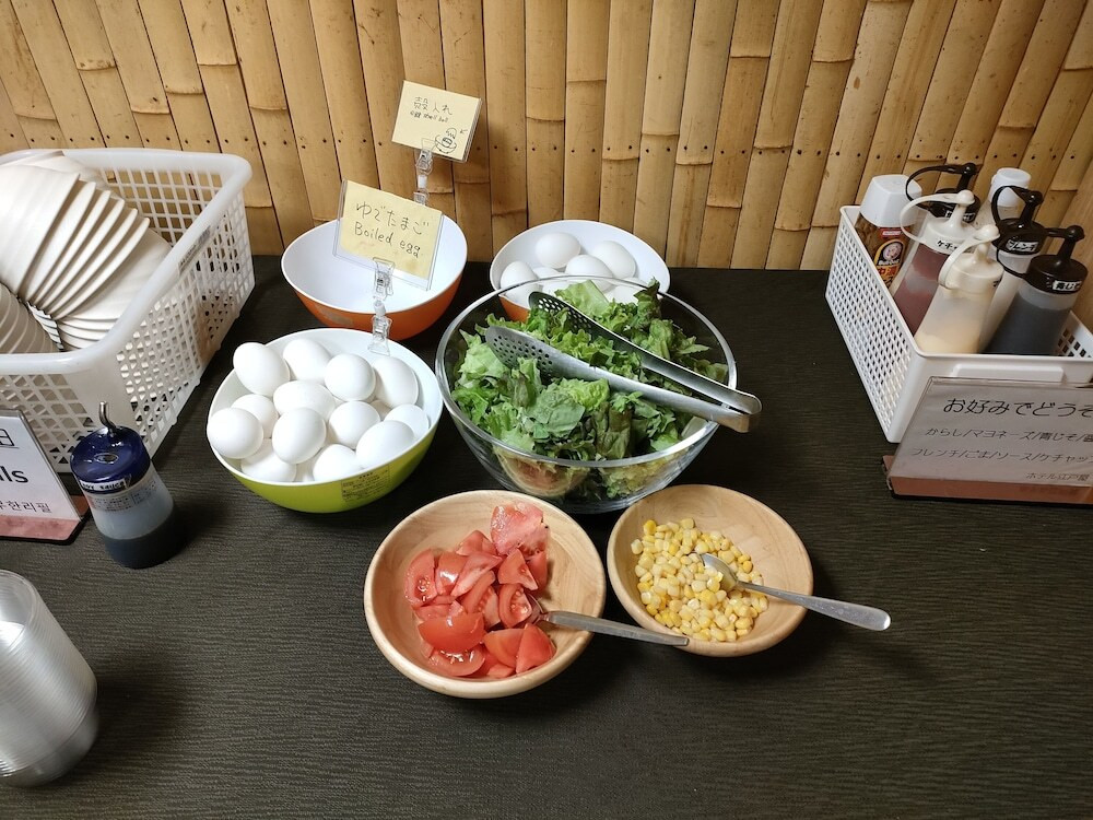 朝食ビュッフェ