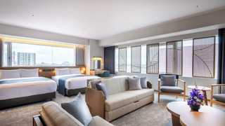 エグゼクティブ ツインルーム ダブルベッド 2 台 禁煙 リバービュー