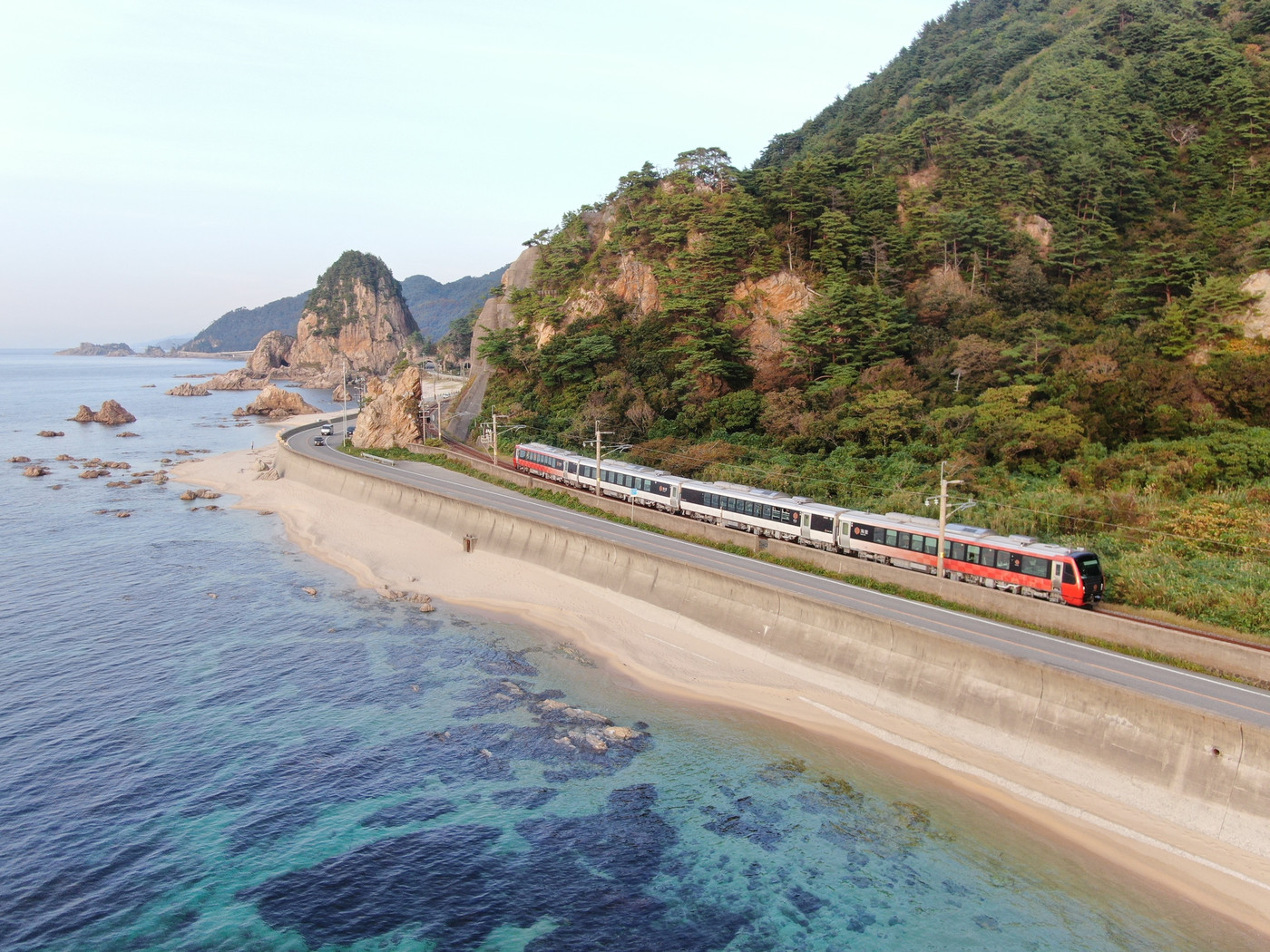 【16：50】桑川駅に到着、目の前に広がる絶景に心洗われる1981235
