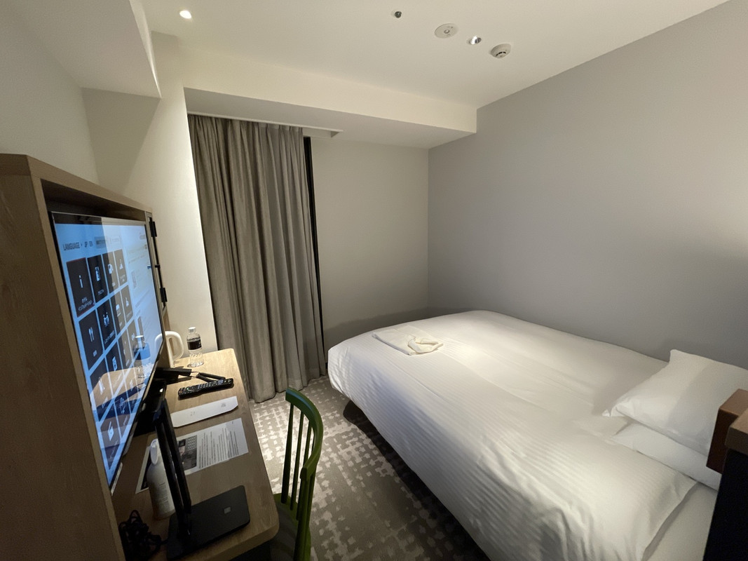 客室はビジネスホテルとしては標準