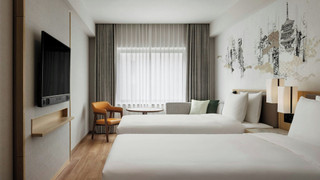 ルーム ダブルベッド 2 台